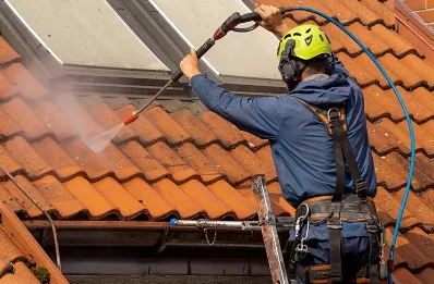Démoussage et hydrofuge de toiture à Chapelle-Montligeon